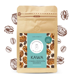 Kawa mielona o smaku orzechów włoskich | 200 g | Orzechownia