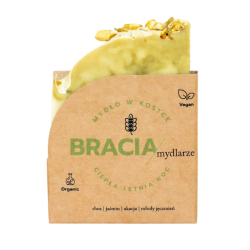 Ciepła Letnia Noc | Mydło Jaśminowe w Kostce | 120 g | Bracia Mydlarze