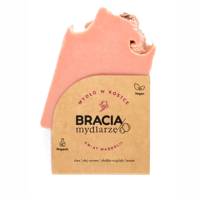 Kwiat Magnolii | Naturalne Mydło w Kostce | 120 g | Bracia Mydlarze