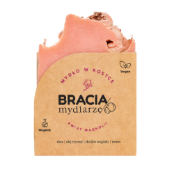 Kwiat Magnolii | Naturalne Mydło w Kostce | 120 g | Bracia Mydlarze