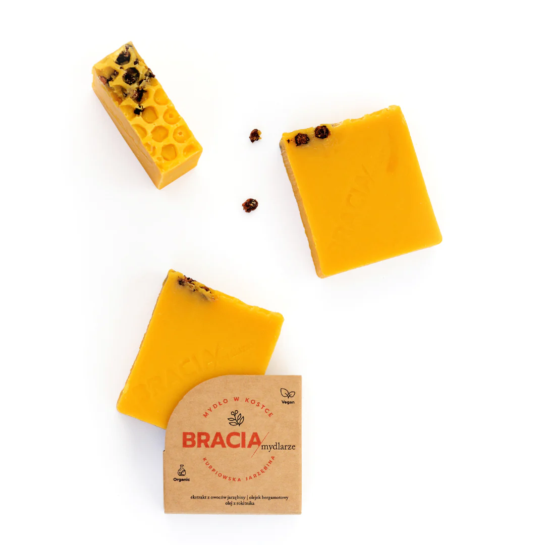 Mydło z jarzębiną i bergamotką 120 g | Bracia Mydlarze