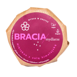 Hibiskus z Solą Himalajską | Mydło Peelingujące | 160 g | Bracia Mydlarze