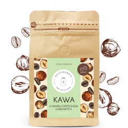 Kawa ziarnista o smaku orzechów laskowych | 200 g | Orzechownia