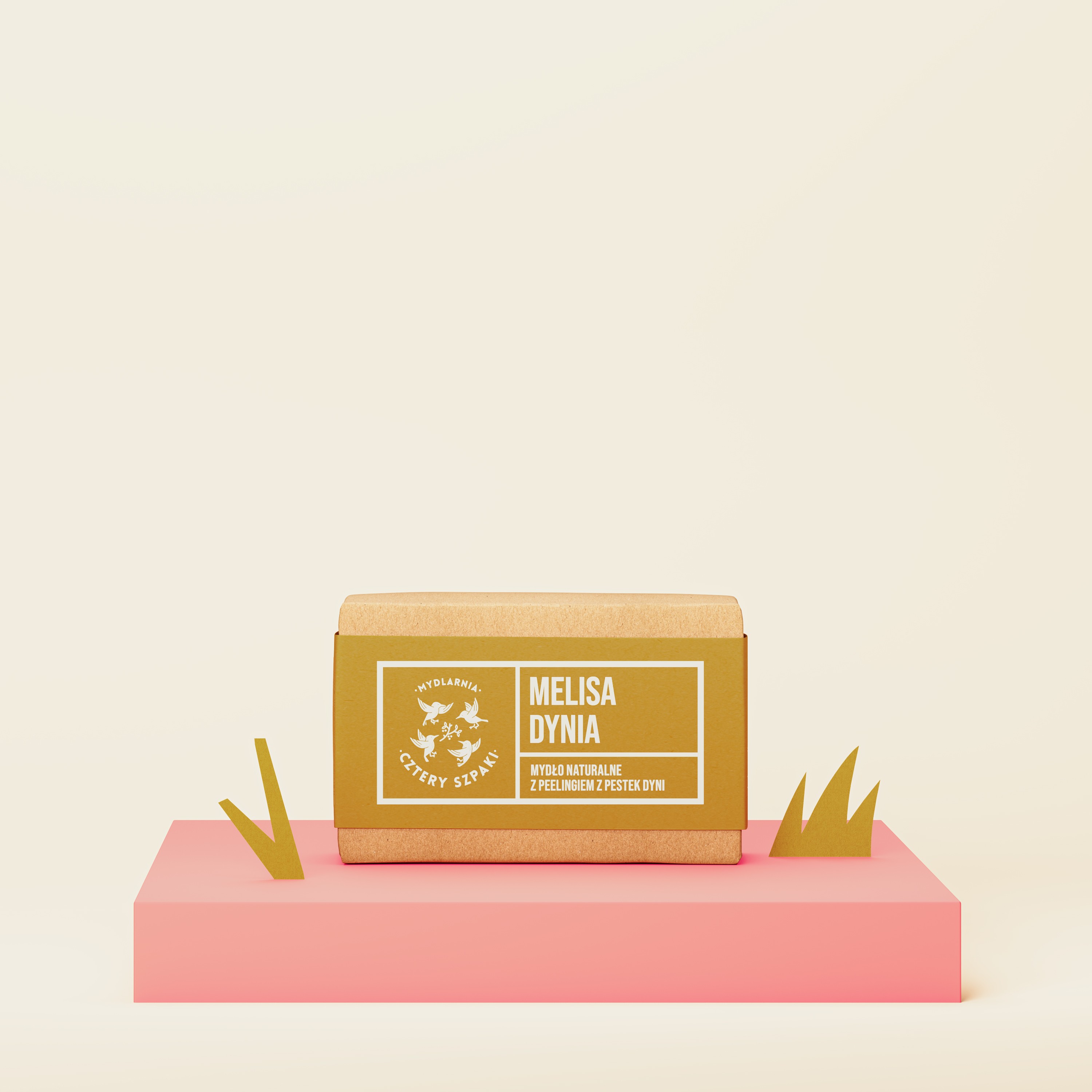 Melisa i Dynia | Naturalne Mydło Peelingujące | 110 g | 4 Szpaki