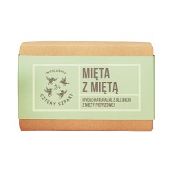 Mięta z Miętą – Naturalne Mydło w Kostce | 100 g | 4 Szpaki