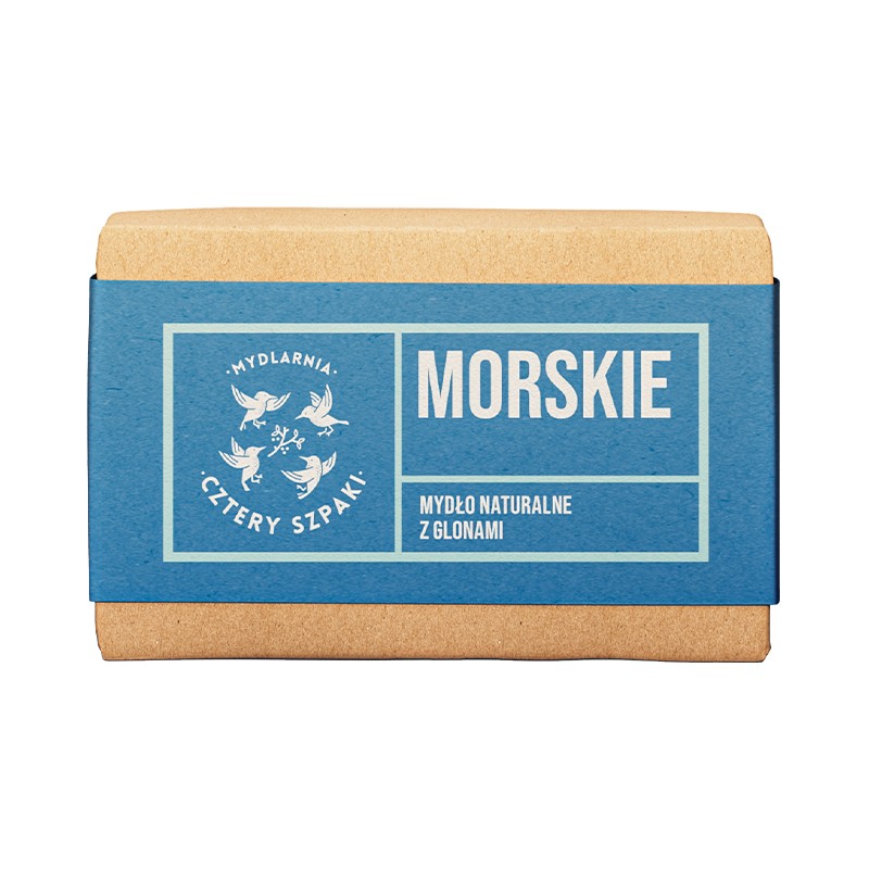 Morskie – Naturalne Mydło w Kostce | 110 g | 4 Szpaki