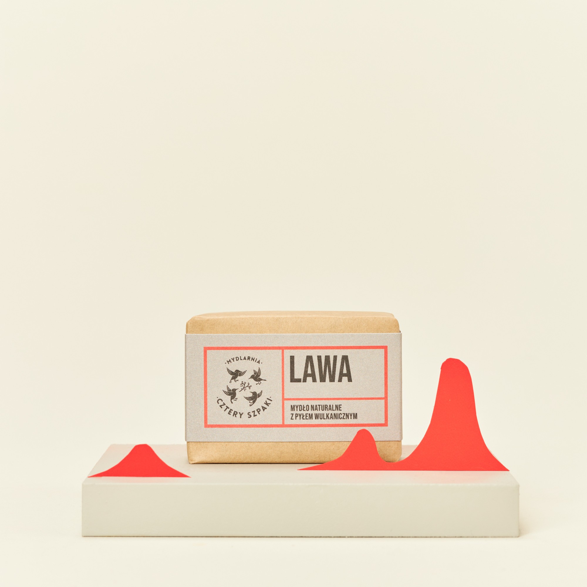 Lawa – Naturalne Mydło w Kostce | 110 g | 4 Szpaki