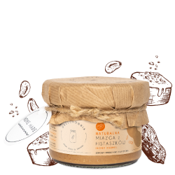 Miazga fistaszkowa słony karmel | 200 g | Orzechownia