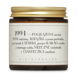 Świeca zapachowa 1994 | 120ml | Ministerstwo Dobrego Mydła