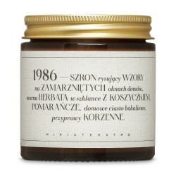 Świeca zapachowa 1986 | 120ml | Ministerstwo Dobrego Mydła