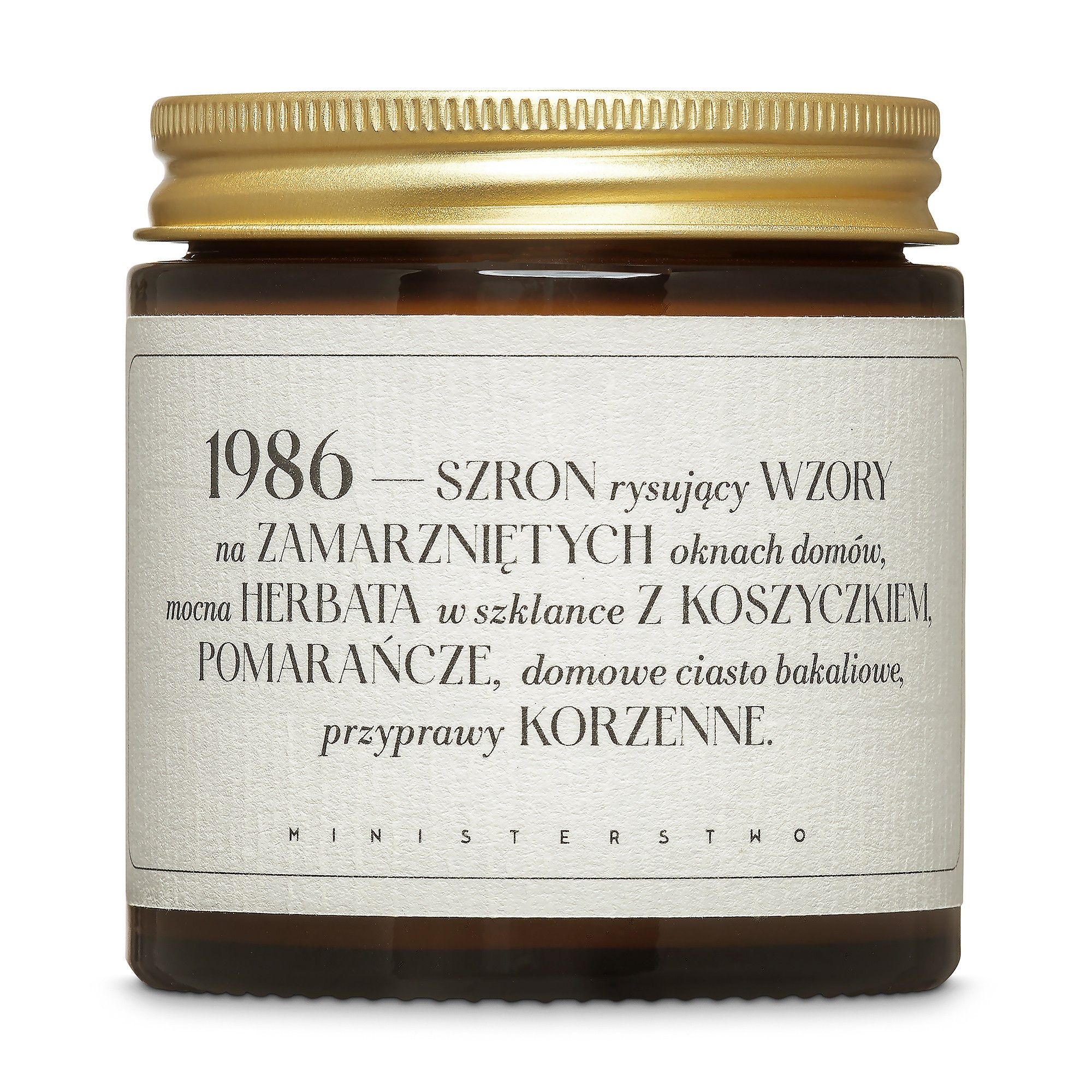 Świeca zapachowa 1986 | 120ml | Ministerstwo Dobrego Mydła