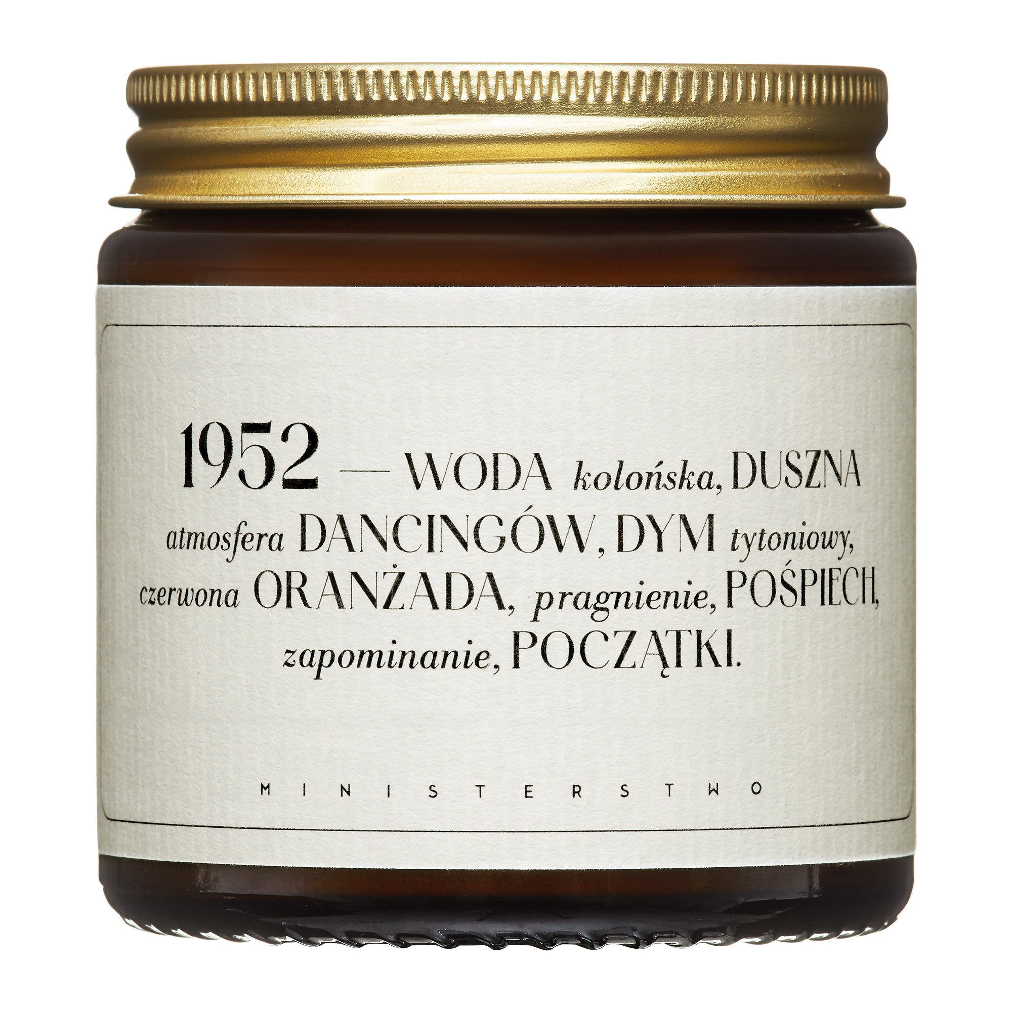 Świeca zapachowa 1952 | 120ml | Ministerstwo Dobrego Mydła