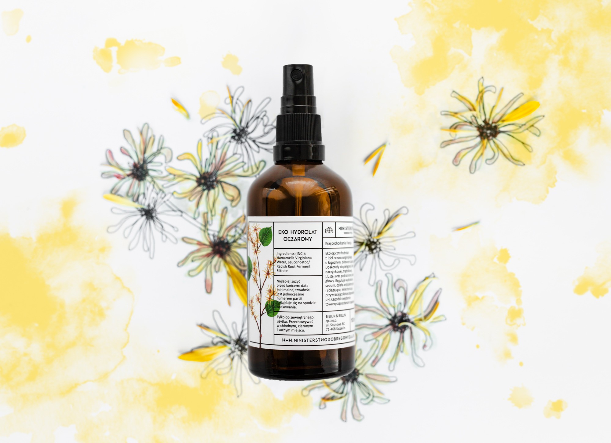 Hydrolat oczarowy | cera trądzikowa i naczynkowa | 100 ml | Ministerstwo Dobrego Mydła