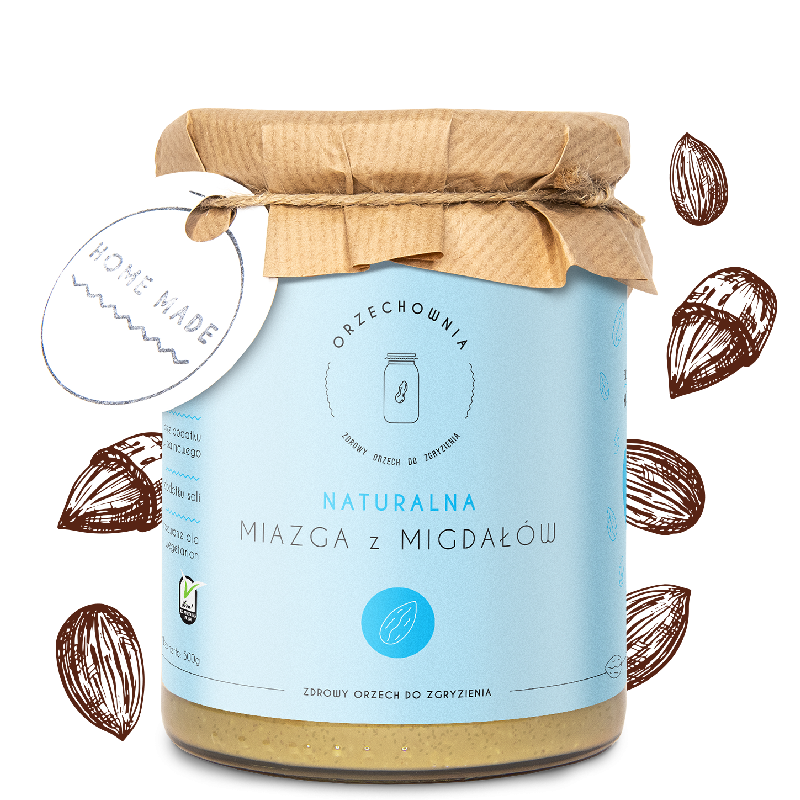 Miazga migdałowa 100% | 500 g | Orzechownia