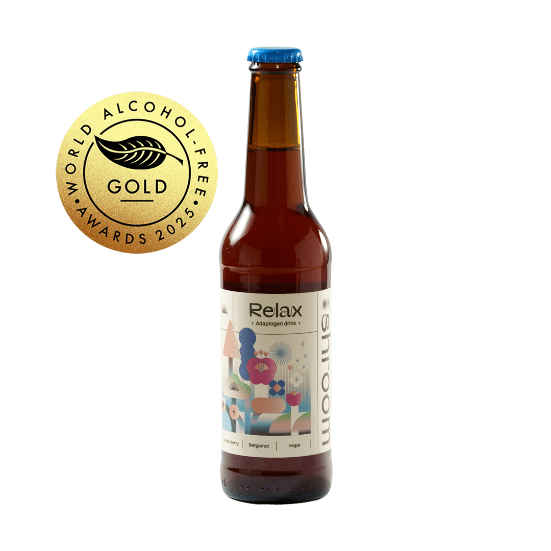 Shroom Relax – napój wellness z adaptogenami | relaks bez senności