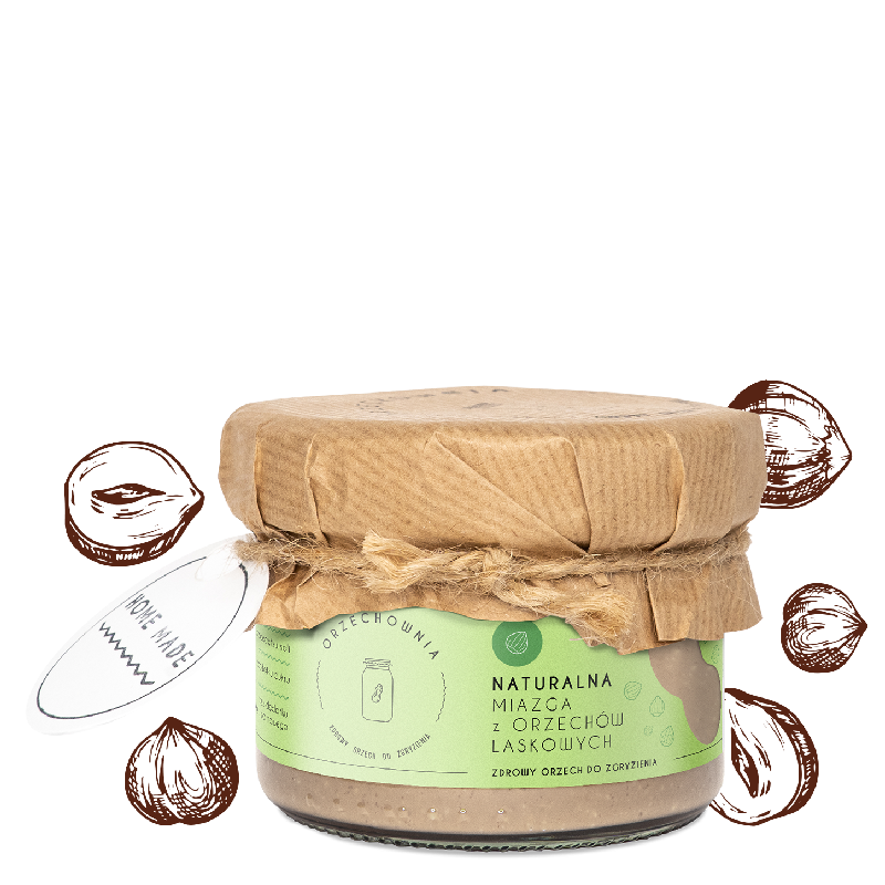 Miazga z orzechów laskowych 100% | 200 g | Orzechownia