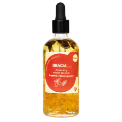 Argania i Różowy Pieprz | Aksamitny Olejek do Ciała | 100 ml | Bracia Mydlarze