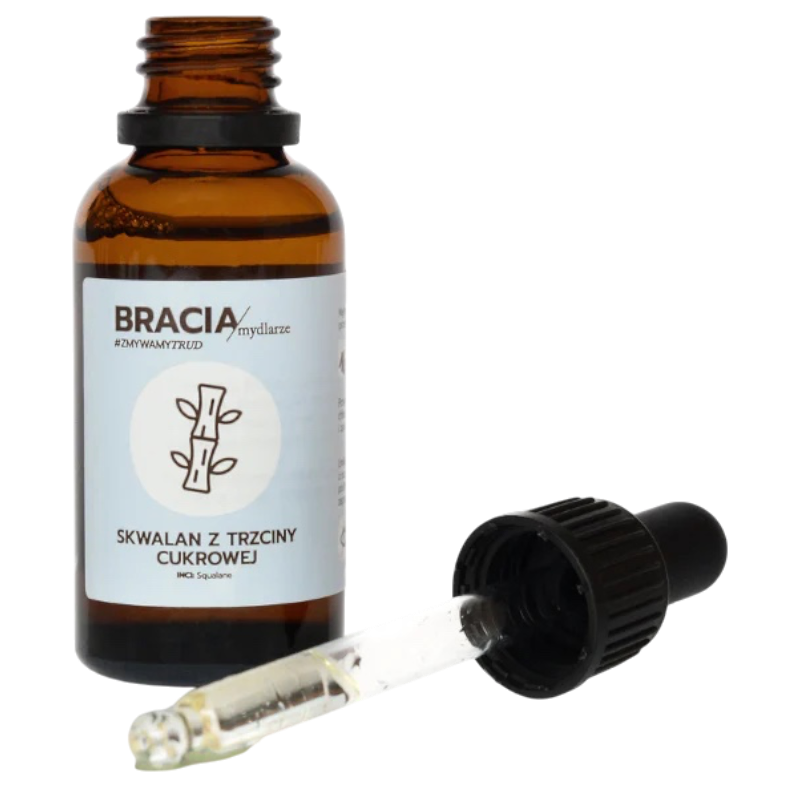 Skwalan z Trzciny Cukrowej | 30 ml | Bracia Mydlarze