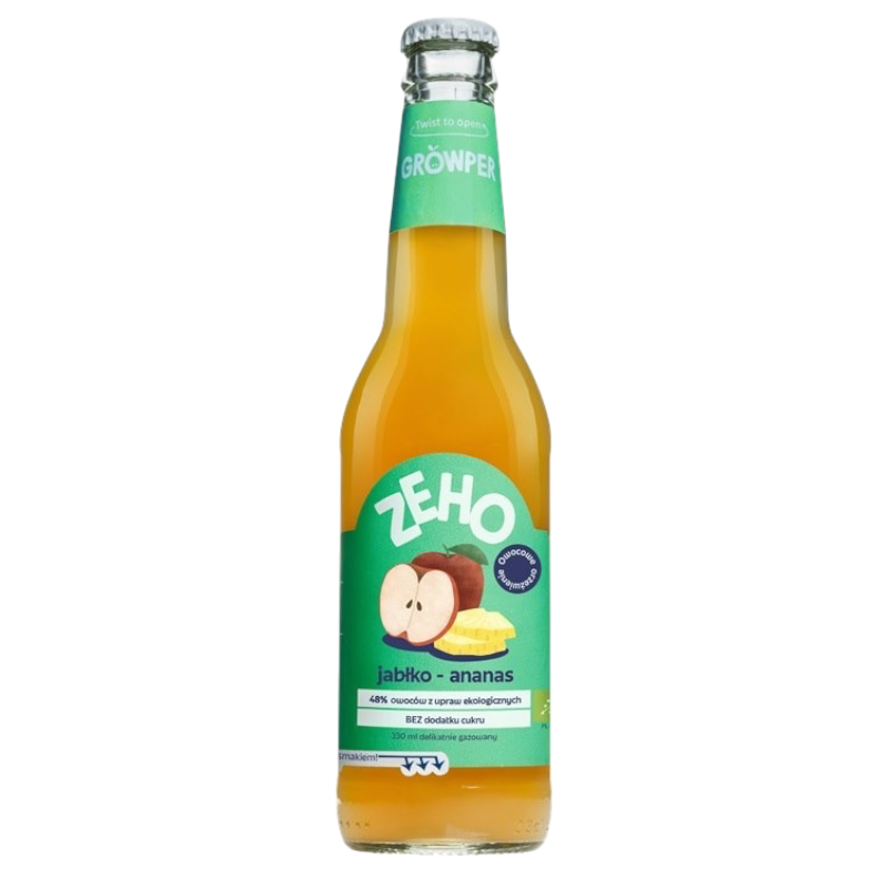 Lemoniada BIO Jabłko & Ananas | 330 ml | ZEHO