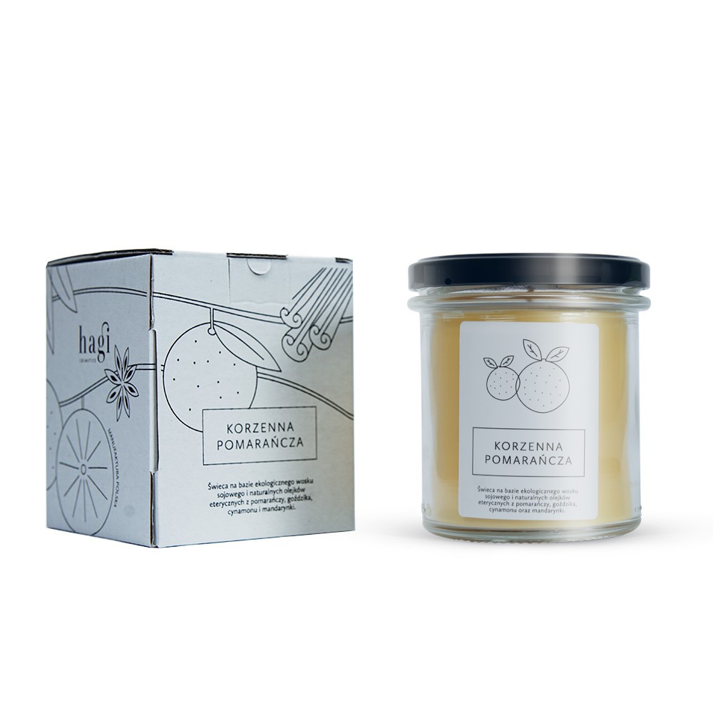 Świeca Sojowa – Korzenna Pomarańcza