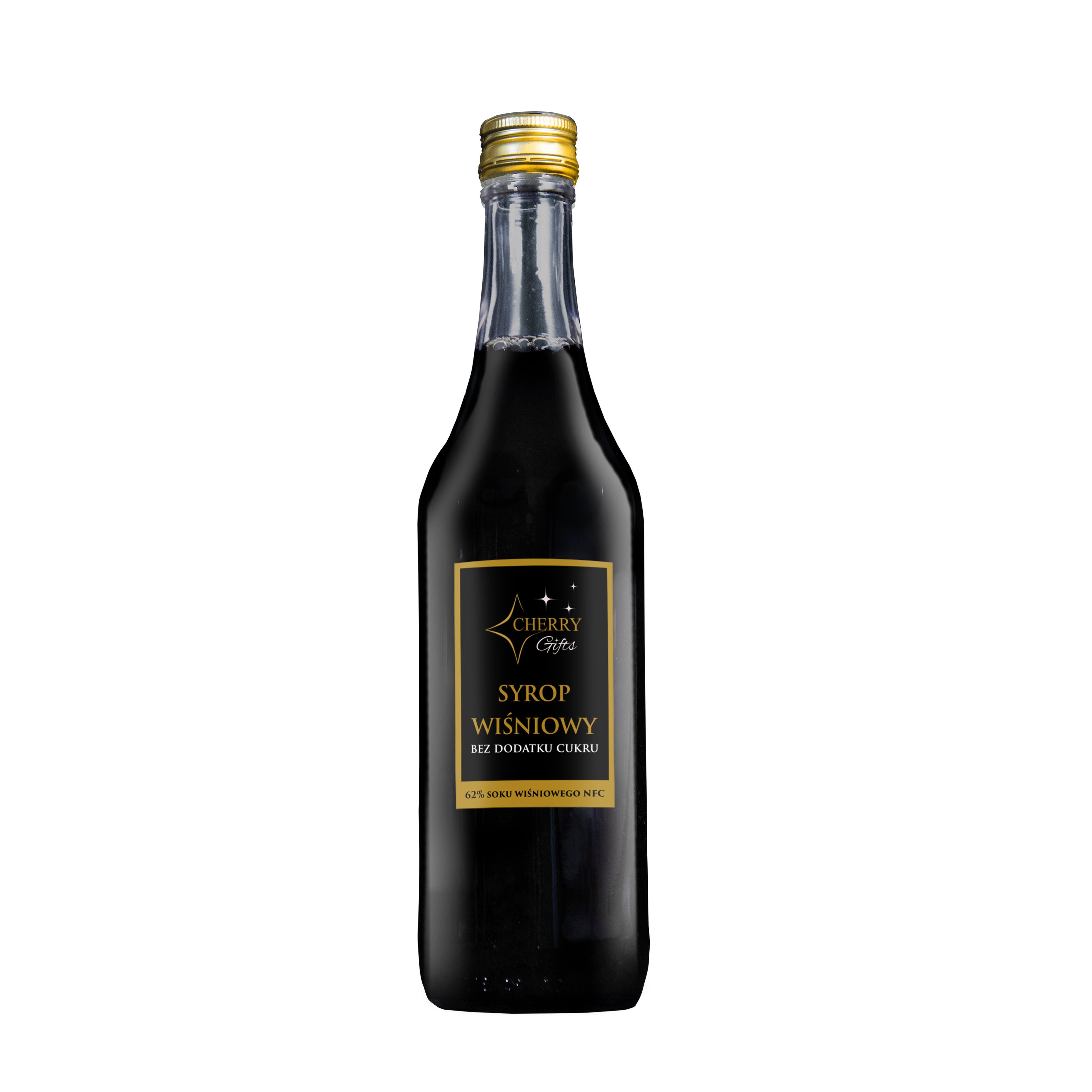 Syrop wiśniowy bez dodatku cukru | 480 ml | Cherry Gifts