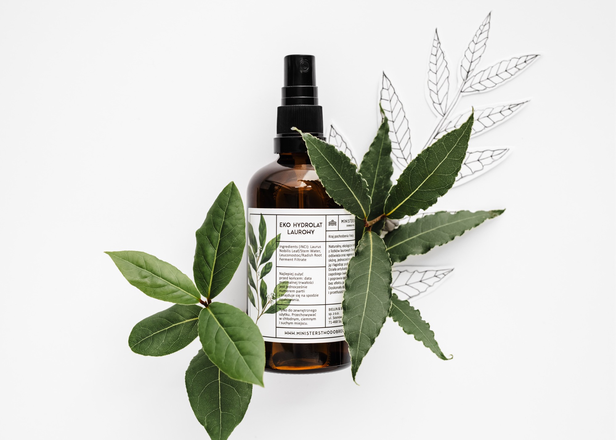 Laur – hydrolat ekologiczny | 100 ml | Ministerstwo Dobrego Mydła