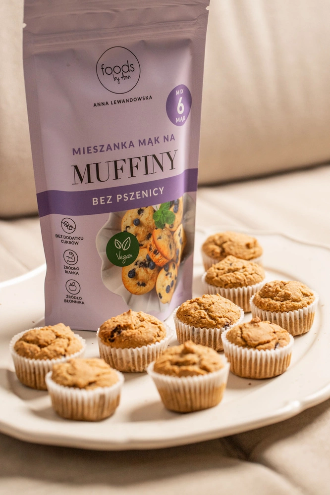 Muffiny bez pszenicy – mieszanka mąk, 250 g | Foods by Ann