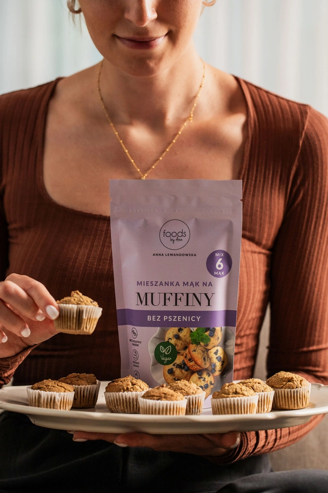 Muffiny bez pszenicy – mieszanka mąk, 250 g | Foods by Ann