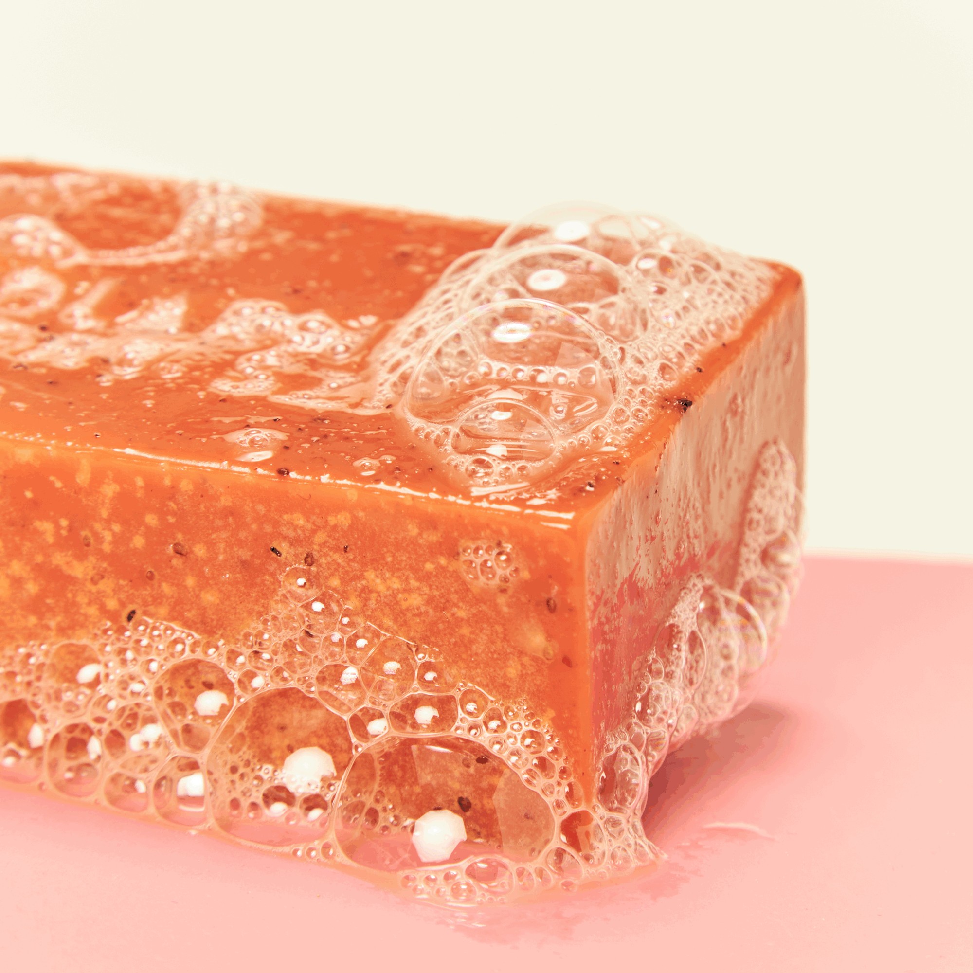 Truskawka i Werbena | Mydło Peelingujące w Kostce | 110 g | 4 Szpaki