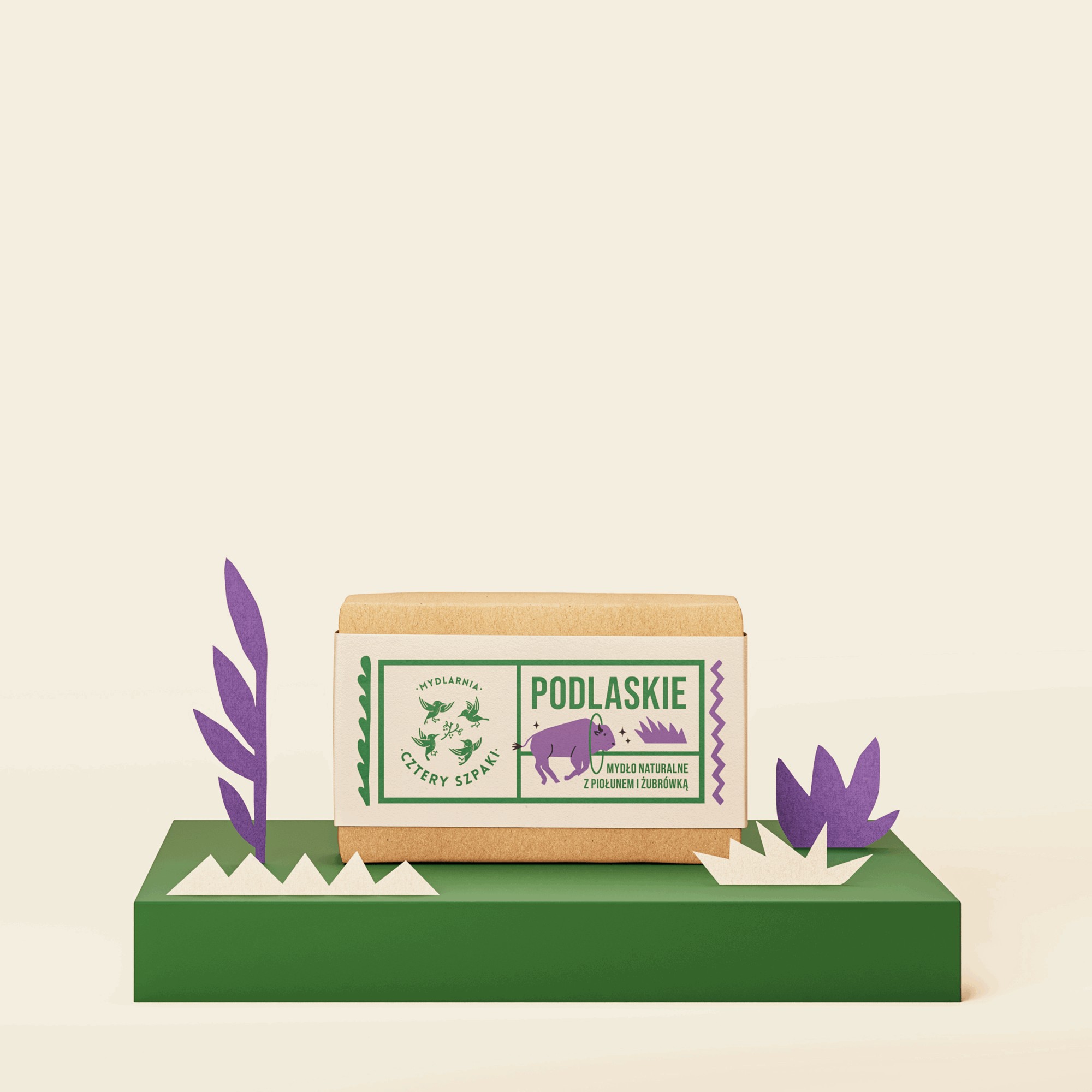Podlaskie | Mydło w kostce | 110 g | 4 Szpaki