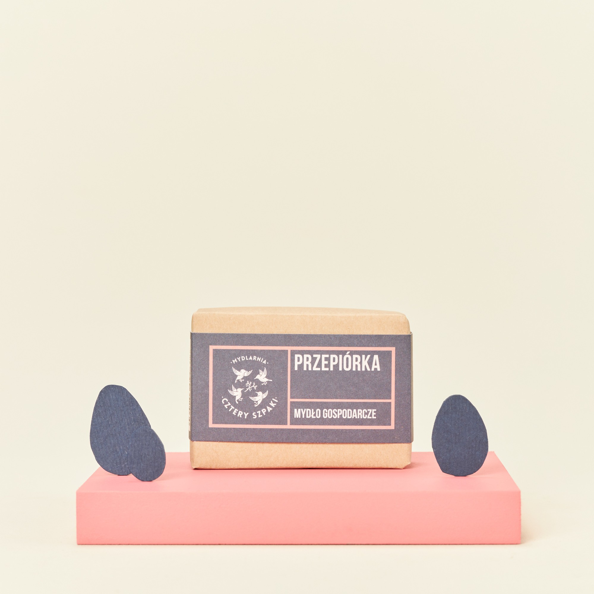 Przepiórka | Naturalne Mydło Gospodarcze do Prania i Sprzątania | 110 g | 4 Szpaki