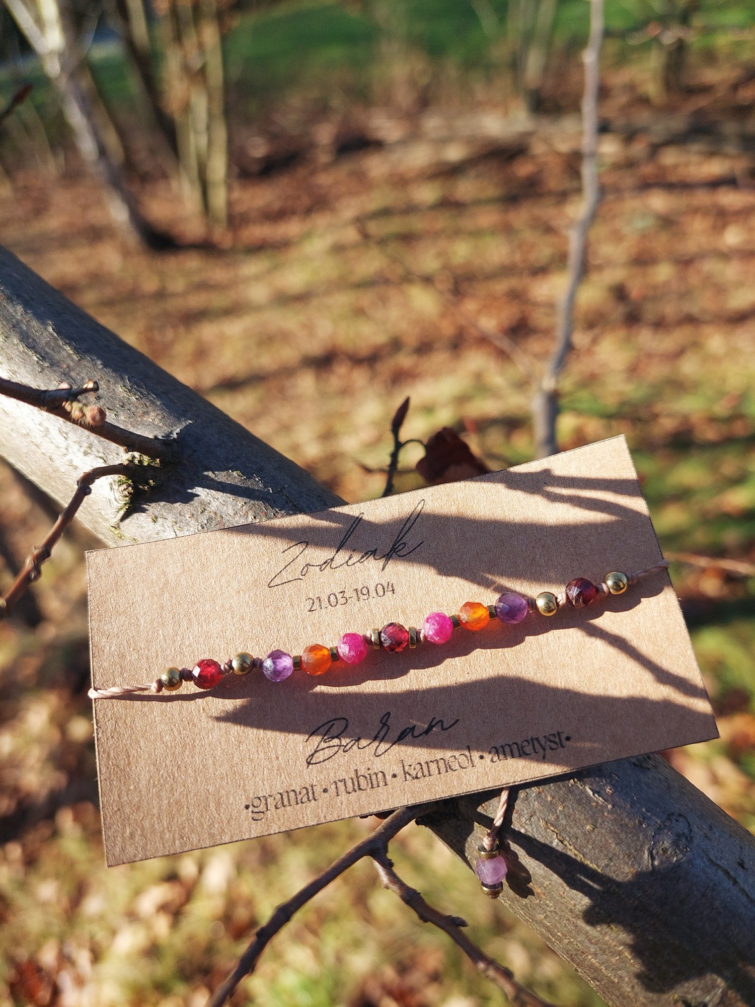 Bransoletka zodiakalna | Baran | Moon Spirit Stones