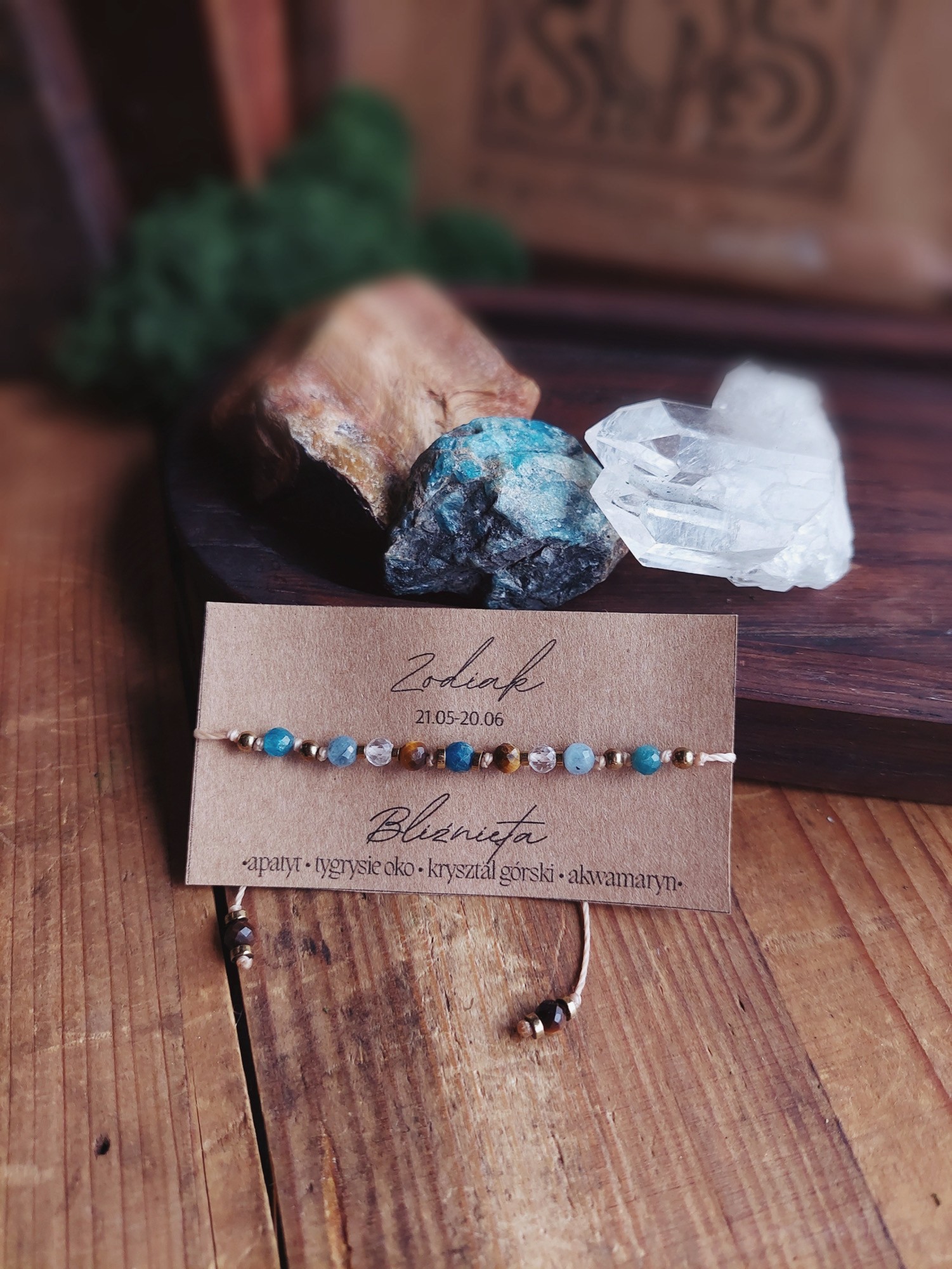 Bransoletka zodiakalna | Bliźnięta | Moon Spirit Stones