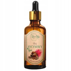 BIO Olej rycynowy indyjski | nierafinowany | 50 ml | BioOlja