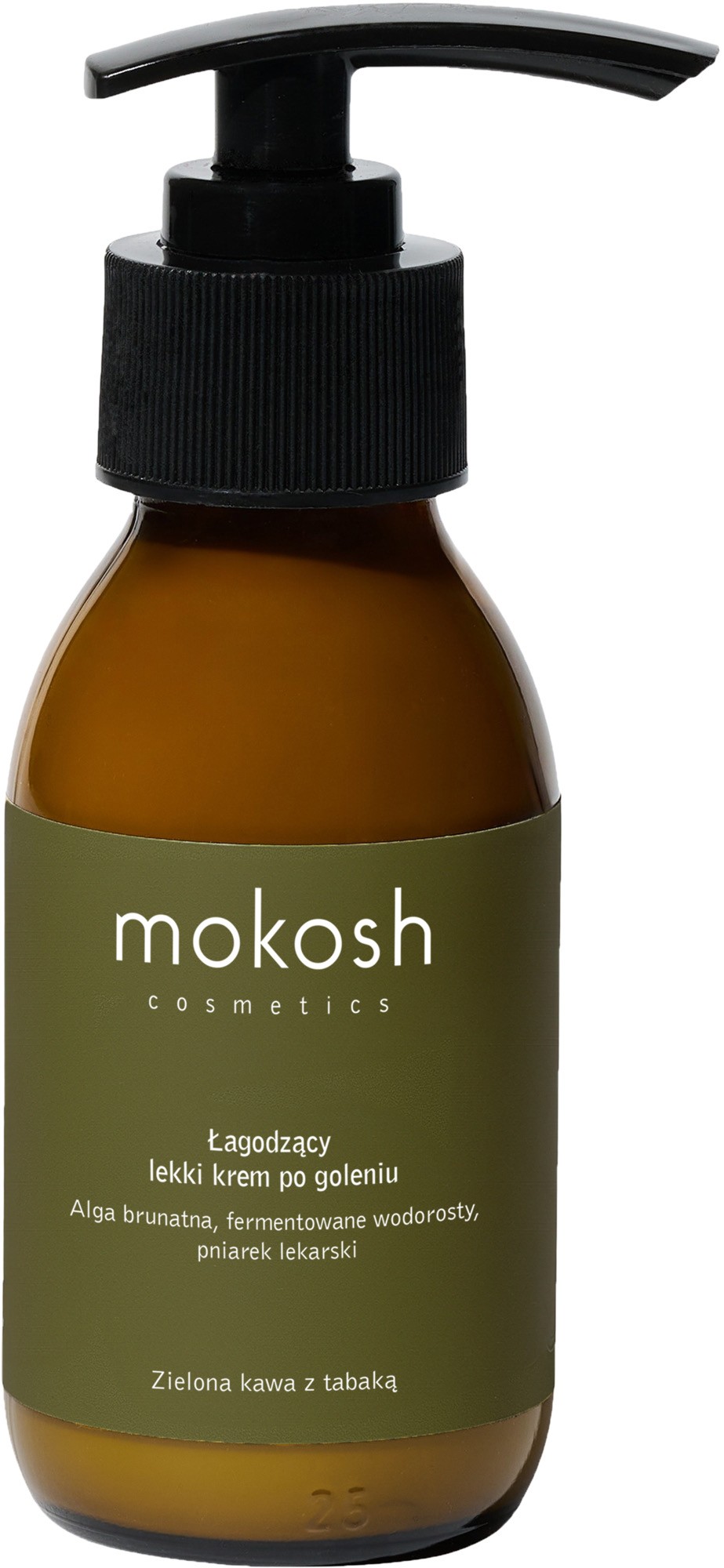 Mokosh krem po goleniu Zielona kawa z tabaką 90 ml | łagodzący, lekki