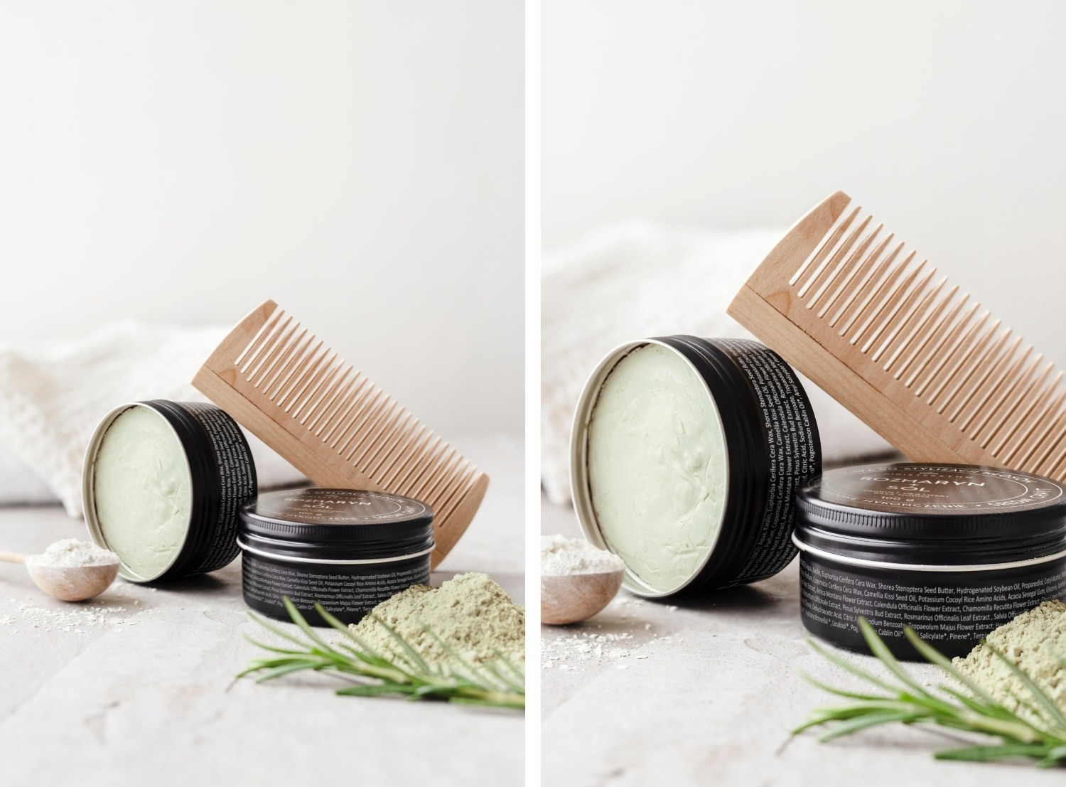 Rozmaryn + Sól – Glinka do stylizacji włosów | 100 g | Ministerstwo Dobrego Mydła