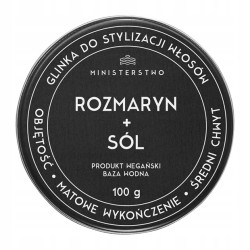 Rozmaryn + Sól – Glinka do stylizacji włosów | 100 g | Ministerstwo Dobrego Mydła
