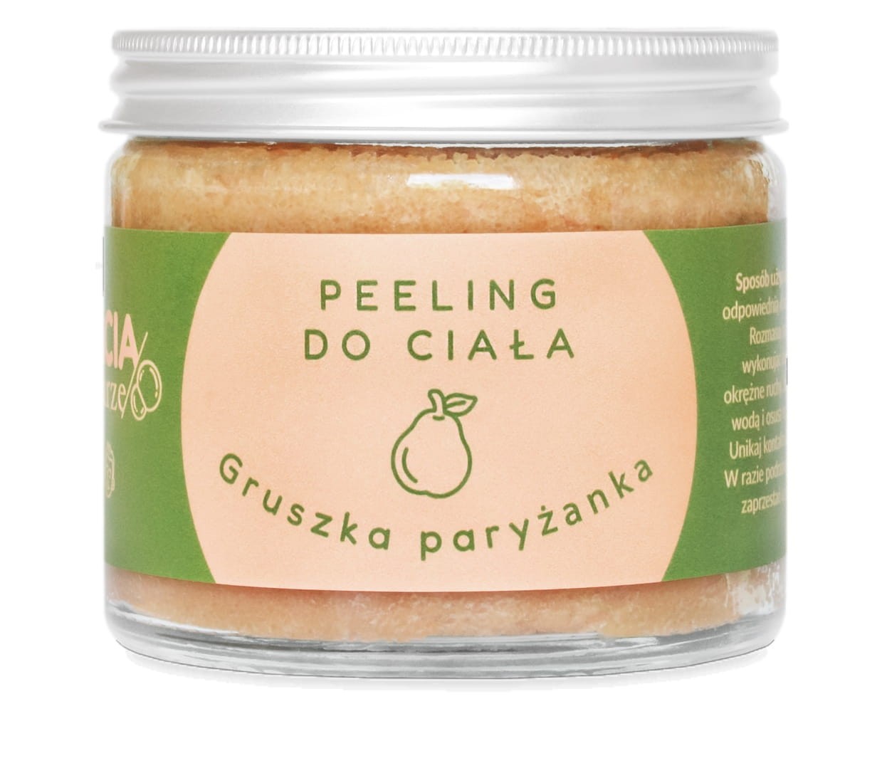 Gruszka Paryżanka – cukrowy peeling do ciała 250 g | Bracia Mydlarze