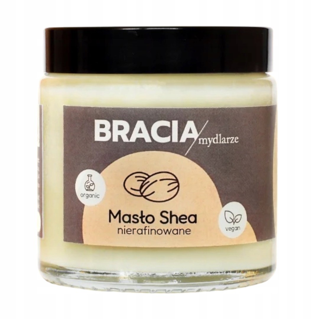 Masło shea nierafinowane | 120 ml | Bracia Mydlarze