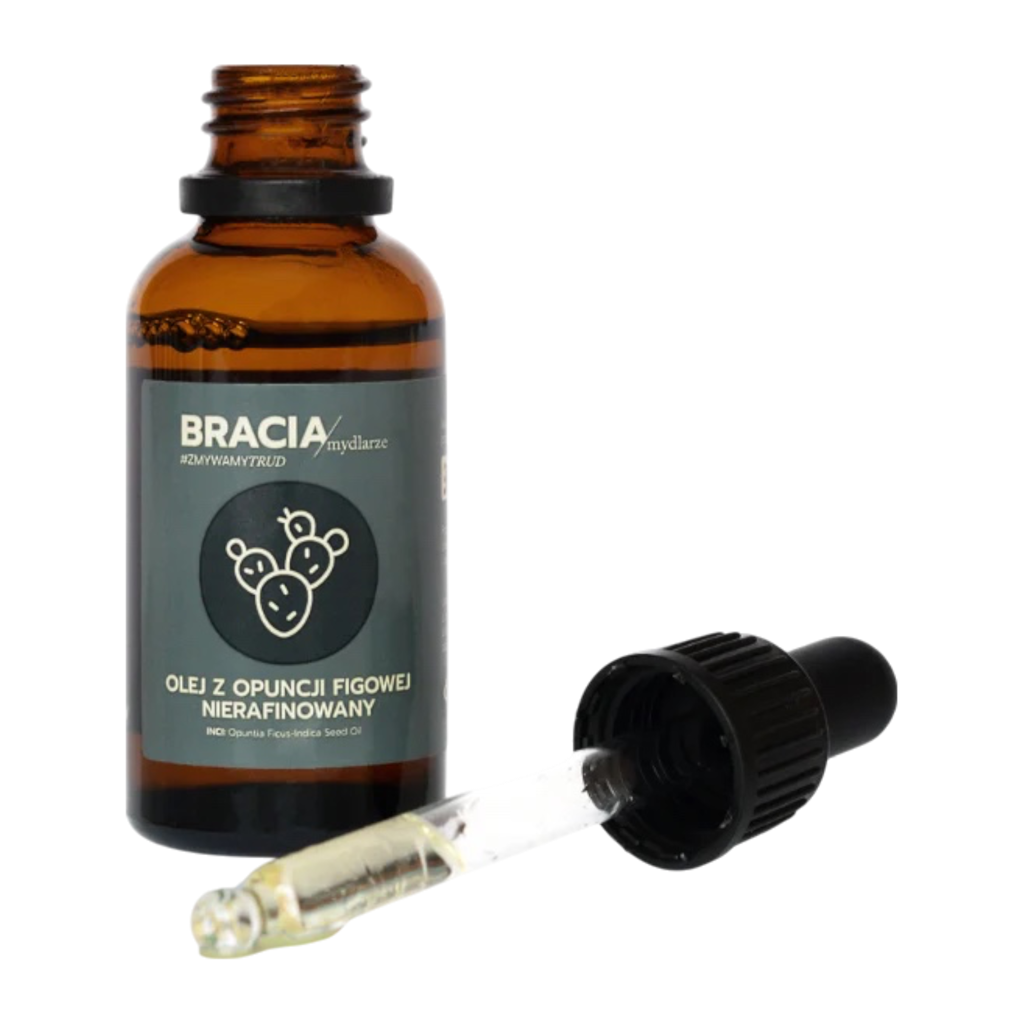 Olej z opuncji figowej nierafinowany 30 ml | Bracia Mydlarze