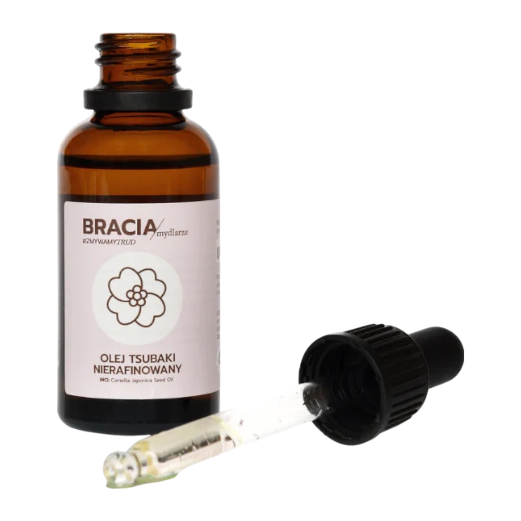 Olej Tsubaki 30 ml – kamelia japońska do twarzy i włosów | Bracia Mydlarze