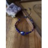 Bransoletka z lapis lazuli, ametystem i granatem | Moon Spirit Stones
