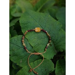 Bransoletka Moon Spirit Stones z tygrysim okiem, granatem i grosularem