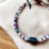 Bransoletka iolit, kunzyt, akwamaryn, ametyst | Moon Spirit Stones