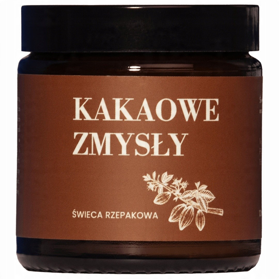 Świeca kakaowe zmysły | wosk rzepakowy 120 ml | Mglife