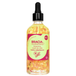 Azalia z rabarbarem | Aksamitny olejek do ciała | 100 ml | Bracia Mydlarze