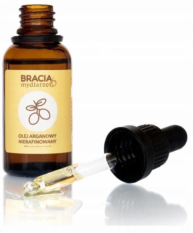 Olej arganowy nierafinowany | 30 ml | twarz, włosy, ciało | Bracia Mydlarze