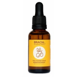 Olej jojoba nierafinowany | 30 ml | twarz, włosy, ciało | Bracia Mydlarze