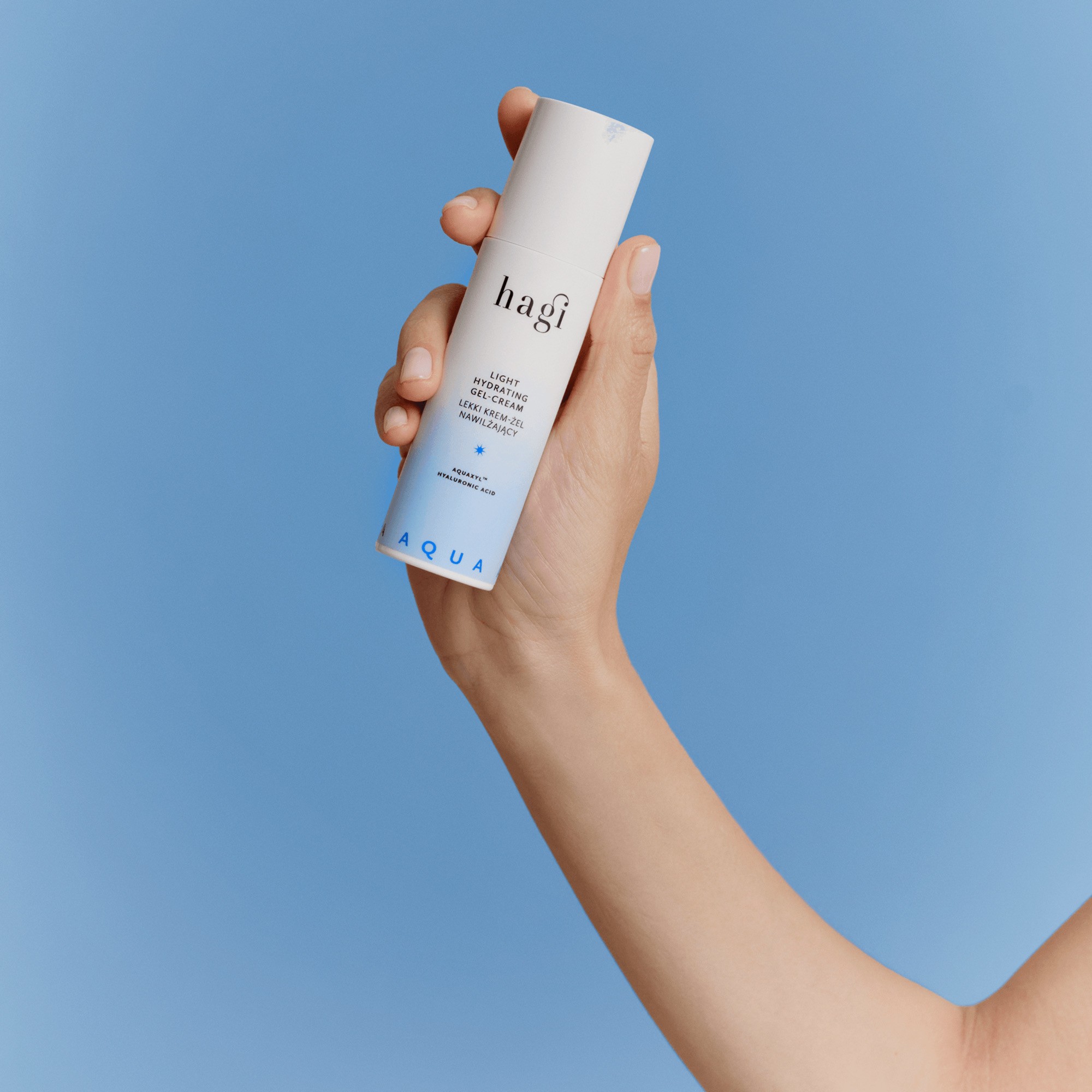 Aqua – lekki krem-żel nawilżający z kwasem hialuronowym i Aquaxyl™ | 50 ml | Hagi