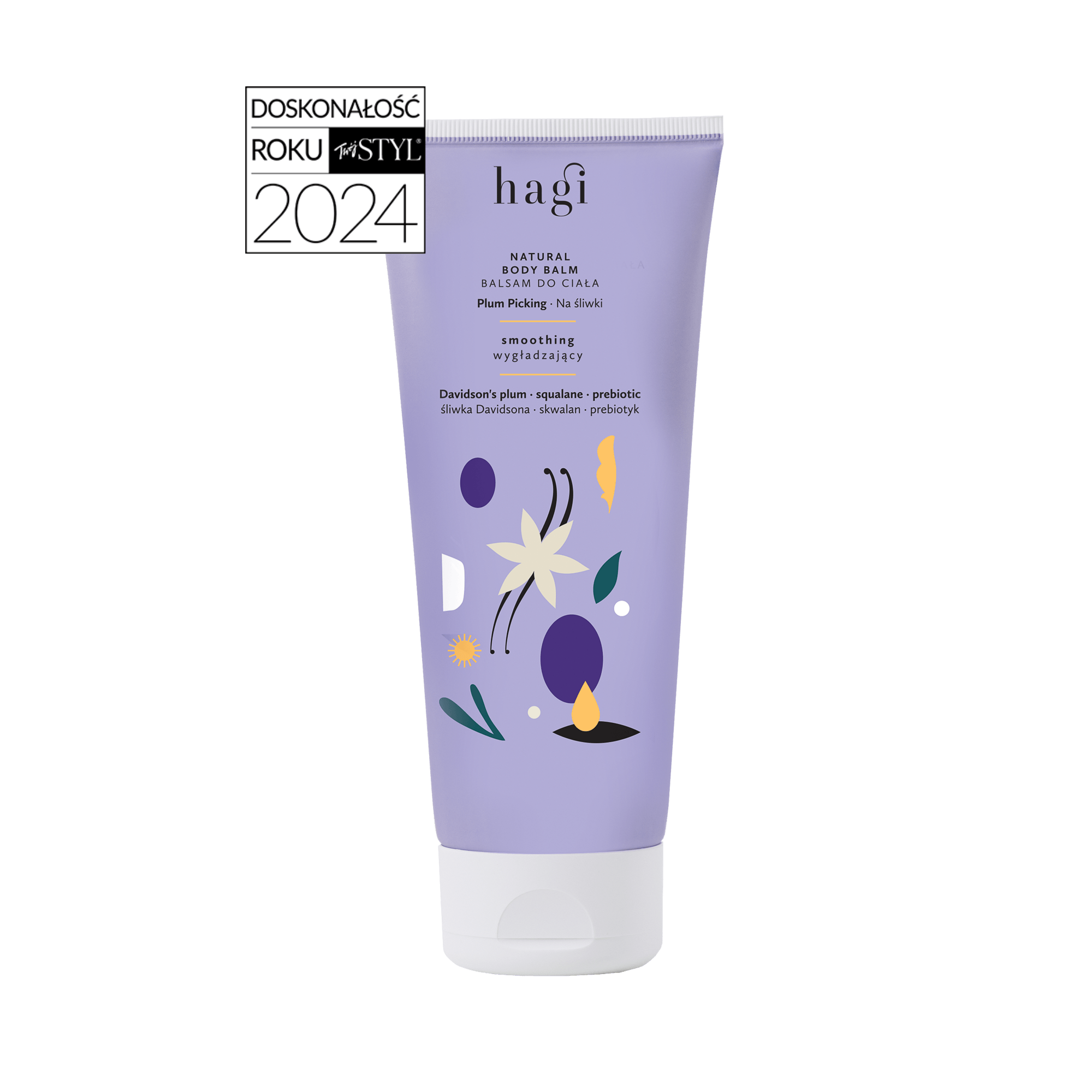 Wygładzający balsam do ciała Na Śliwki | Hagi